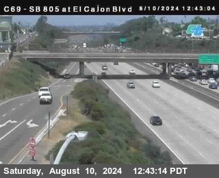 SB 805 at El Cajon Blvd (On Ramp)