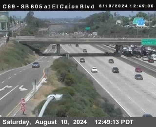 SB 805 at El Cajon Blvd (On Ramp)