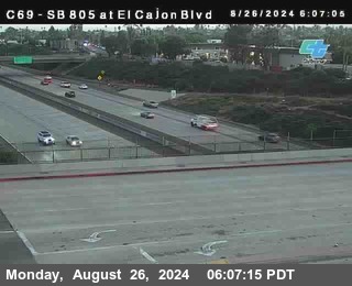 SB 805 at El Cajon Blvd (On Ramp)