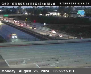 SB 805 at El Cajon Blvd (On Ramp)