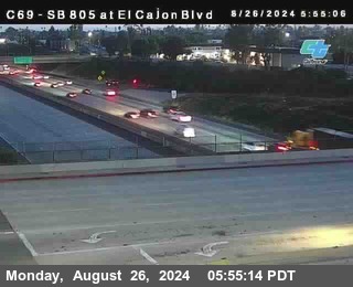 SB 805 at El Cajon Blvd (On Ramp)