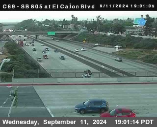 SB 805 at El Cajon Blvd (On Ramp)