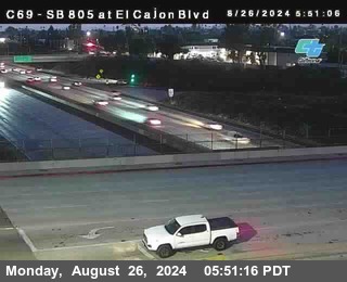 SB 805 at El Cajon Blvd (On Ramp)