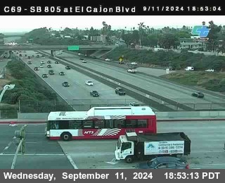 SB 805 at El Cajon Blvd (On Ramp)