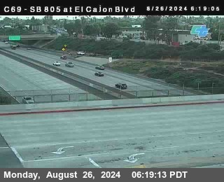 SB 805 at El Cajon Blvd (On Ramp)