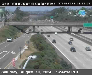 SB 805 at El Cajon Blvd (On Ramp)