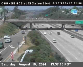 SB 805 at El Cajon Blvd (On Ramp)