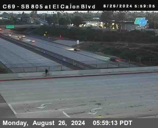 SB 805 at El Cajon Blvd (On Ramp)