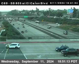 SB 805 at El Cajon Blvd (On Ramp)