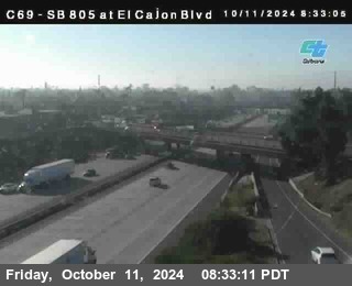 SB 805 at El Cajon Blvd (On Ramp)