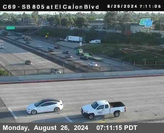 SB 805 at El Cajon Blvd (On Ramp)