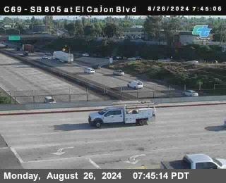 SB 805 at El Cajon Blvd (On Ramp)