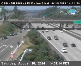 SB 805 at El Cajon Blvd (On Ramp)