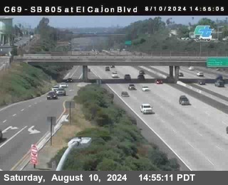 SB 805 at El Cajon Blvd (On Ramp)