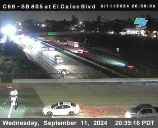 SB 805 at El Cajon Blvd (On Ramp)