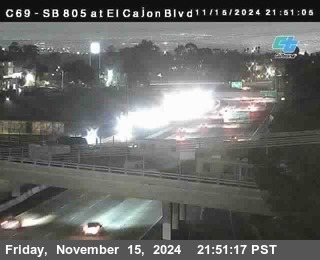 SB 805 at El Cajon Blvd (On Ramp)