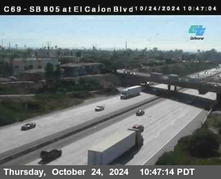 SB 805 at El Cajon Blvd (On Ramp)