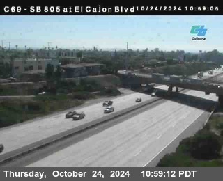 SB 805 at El Cajon Blvd (On Ramp)