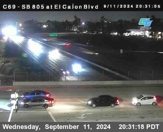 SB 805 at El Cajon Blvd (On Ramp)