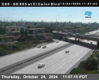 SB 805 at El Cajon Blvd (On Ramp)