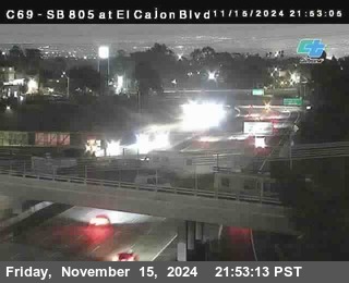 SB 805 at El Cajon Blvd (On Ramp)