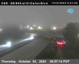 SB 805 at El Cajon Blvd (On Ramp)