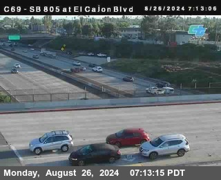 SB 805 at El Cajon Blvd (On Ramp)