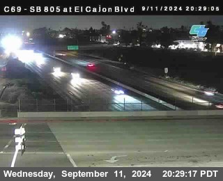 SB 805 at El Cajon Blvd (On Ramp)