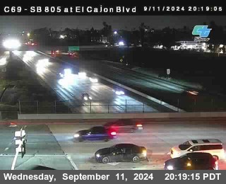 SB 805 at El Cajon Blvd (On Ramp)