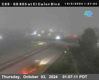 SB 805 at El Cajon Blvd (On Ramp)