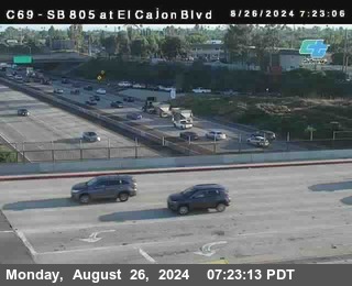 SB 805 at El Cajon Blvd (On Ramp)