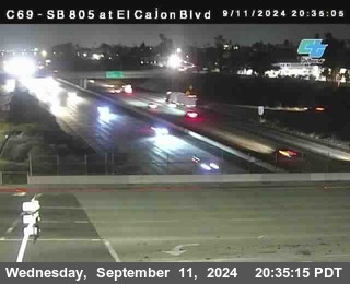 SB 805 at El Cajon Blvd (On Ramp)