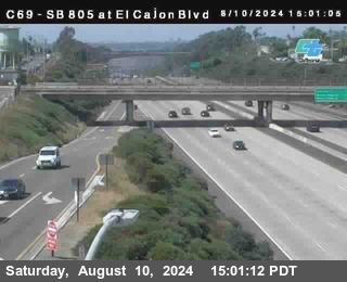 SB 805 at El Cajon Blvd (On Ramp)