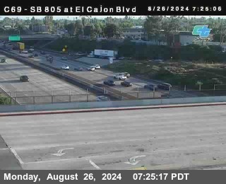 SB 805 at El Cajon Blvd (On Ramp)