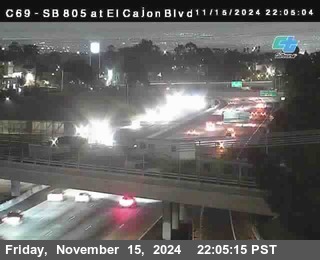 SB 805 at El Cajon Blvd (On Ramp)