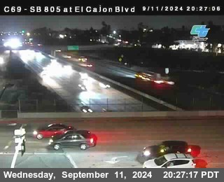 SB 805 at El Cajon Blvd (On Ramp)