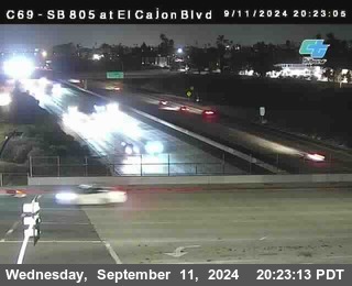 SB 805 at El Cajon Blvd (On Ramp)