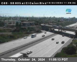 SB 805 at El Cajon Blvd (On Ramp)