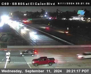 SB 805 at El Cajon Blvd (On Ramp)