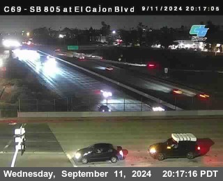 SB 805 at El Cajon Blvd (On Ramp)