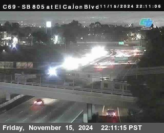 SB 805 at El Cajon Blvd (On Ramp)