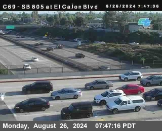 SB 805 at El Cajon Blvd (On Ramp)