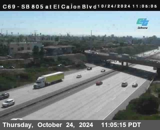 SB 805 at El Cajon Blvd (On Ramp)