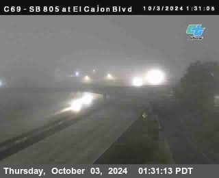 SB 805 at El Cajon Blvd (On Ramp)