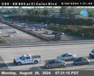 SB 805 at El Cajon Blvd (On Ramp)