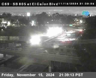 SB 805 at El Cajon Blvd (On Ramp)