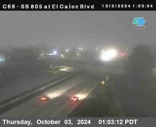 SB 805 at El Cajon Blvd (On Ramp)