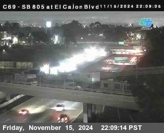 SB 805 at El Cajon Blvd (On Ramp)