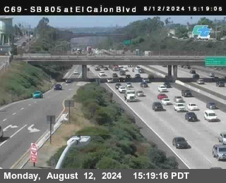 SB 805 at El Cajon Blvd (On Ramp)