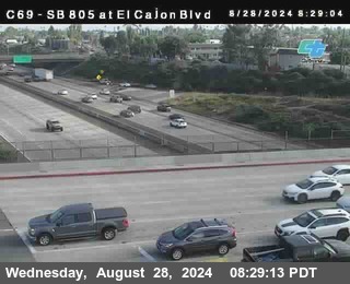 SB 805 at El Cajon Blvd (On Ramp)